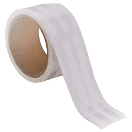 CINTA SELLOCINTA REFLECTANTE COLOR BLANCO 48MM X 5MTS.