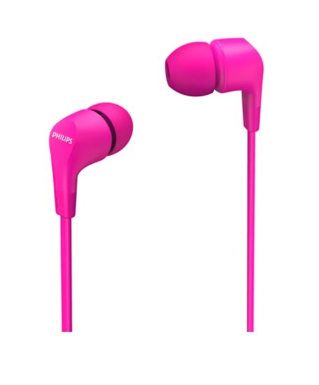 AUDIFONO C/MICROFONO PHILIPS TAE1105PK ROSADOS 1.2MTS 1