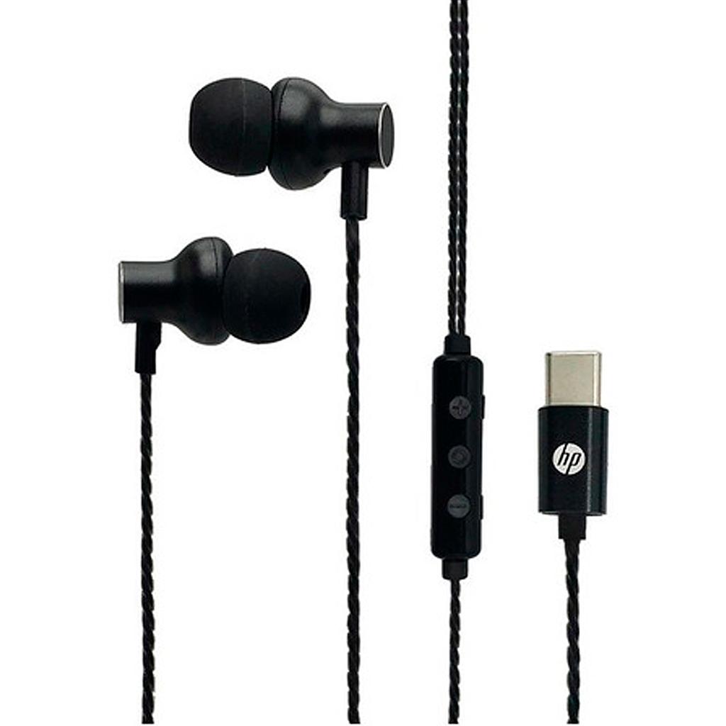 AUDIFONO HP MANOS LIBRES DHH-1127 NEGRO TIPO C  1
