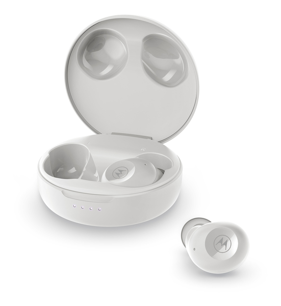 AUDIFONOS BLUETOOTH 5.0 MOTO BUDS 150 C/MIC BLANCOS 1