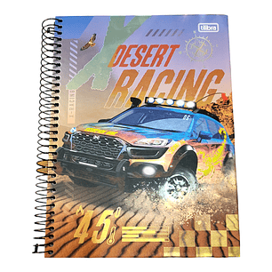 CUADERNO TILIBRA TOP CARTA 7mm 160 Hjs 4 MATERIAS XRACING ( DESC. )