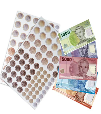 JUEGO BILLETES Y MONEDAS NACIONALES  NILSA 1