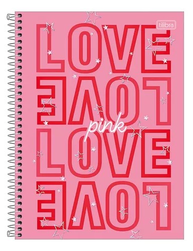 CUADERNO TILIBRA TOP CARTA 7mm 120 Hjs 3 MATERIAS LOVE PINK ( DESC. ) 1