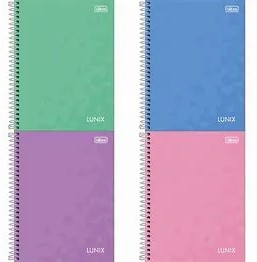CUADERNO TILIBRA 1/2 OFICIO 7mm 160 Hjs 4 MATERIAS LUNIX 1
