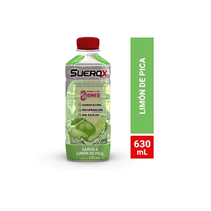 BEBIDA HIDRATANTE SUEROX LIMON DE PICA 630ML.