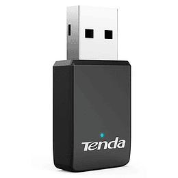 ADAPTADOR INALAMBRICO USB TENDA NANO AC650 DUAL BAND U9