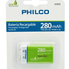 BATERIA RECARGABLE PHILCO 9V 280mah 1