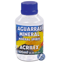 AGUARRAS MINERAL ACRILEX 100 ML.