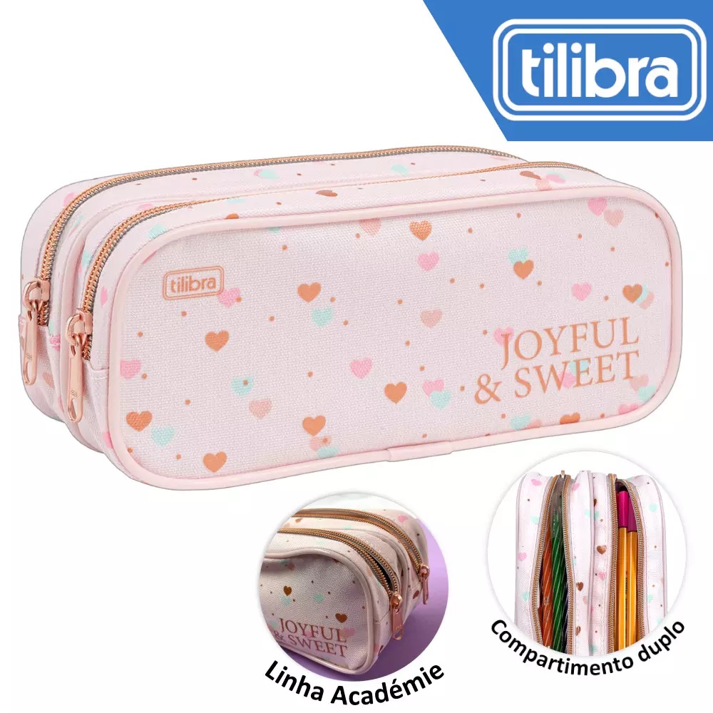 ESTUCHE TILIBRA DUO ACADEMIE METALIZADO 1