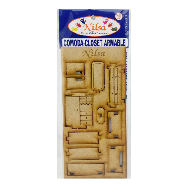 MUEBLE PARA MAQUETA CLOSET-COMODA 1