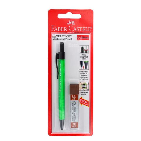 PORTAMINA FABER TRI-CLICK 0.5 mm + MINAS 2B 1