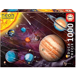 PUZZLE 1000 PIEZAS NEON SISTEMA SOLAR +14