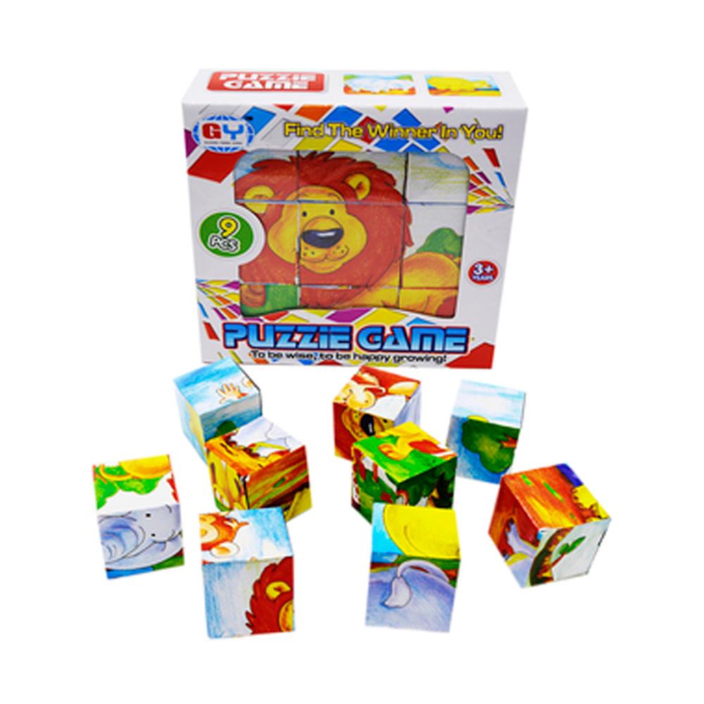 PUZZLE DE CUBOS 6 MOTIVOS 9PZS. JMI  1