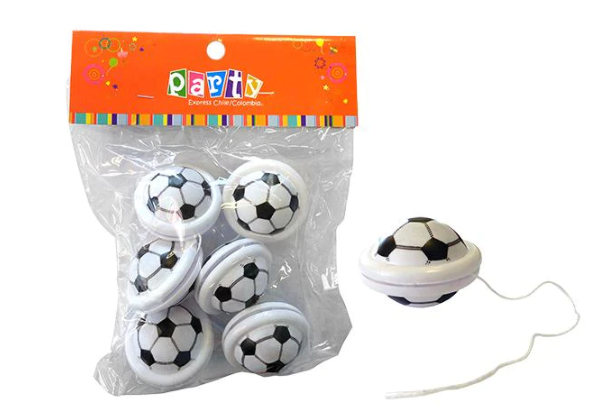 YOYO PELOTA FUTBOL GLAM 6 UNID. 1