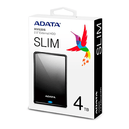DISCO DURO EXTERNO ADATA SLIM HDD 4TB 3.2 HV620S