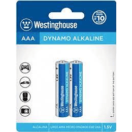 PILA WESTINGHOUSE AAA x2 (LR03) 1.5V