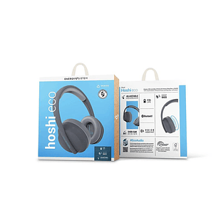 AUDIFONOS ENERGY SISTEM BLUETOOTH HOSHI ECO GRIS