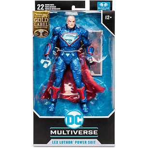 FIGURAS DC LEX LUTHOR TRAJE DE PODER +12  