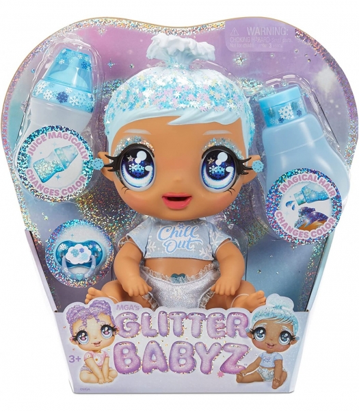 MUÑECA GLITTER BABYZ COPO DE NIEVE 3+ 1