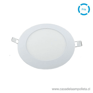 PANEL LED EMBUTIDO REDONDO BLANCO VELL.MAX VL-R15312 12W 6500K L/FRIA 110-240 VOLT.