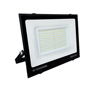 PROYECTOR LED VELLMAX SLIM V-FL-66200 C/NEGRO 220V 200W 6500K LUZ FRIA