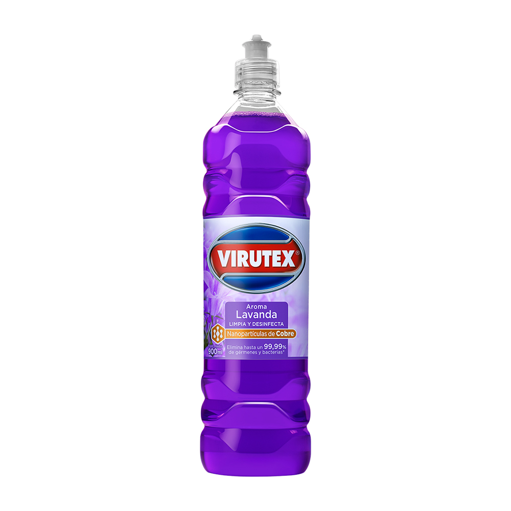 ANTIBACTERIAL VIRUTEX NANOPARTICULAS COBRE 900 ML LAVANDA ( CA ) 1