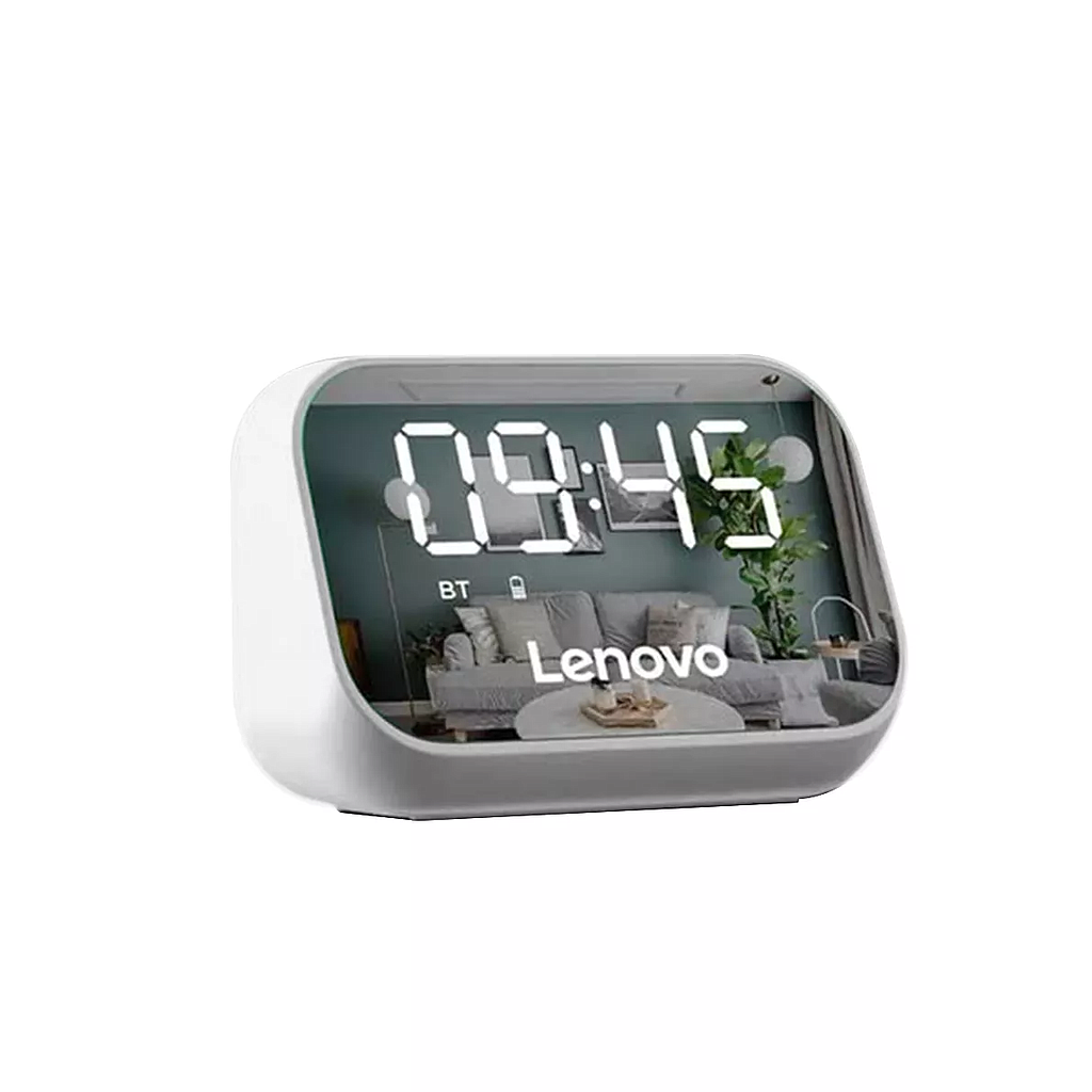 PARLANTE LENOVO BT C/RELOJ TS13 BLANCO 1