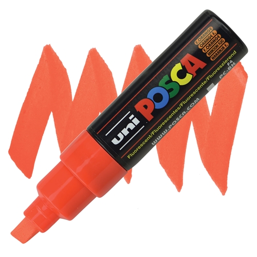 MARCADOR POSCA PC-8K NARANJO FLUORESCENTE 8.0 MM 1