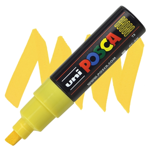 MARCADOR POSCA PC-8K AMARILLO PAJIZO 8.0 MM 1
