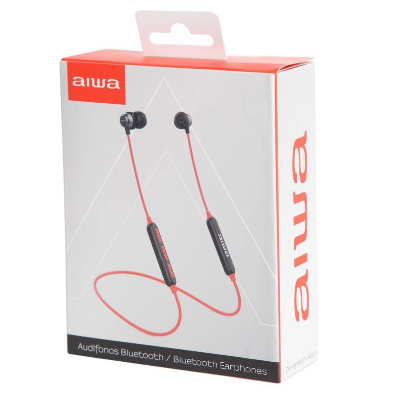 AUDIFONOS AIWA BLUETOOTH AW-680BT ROJO 1