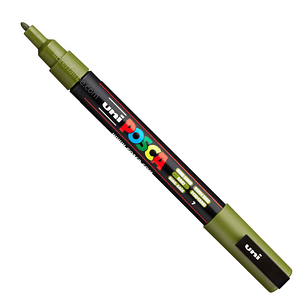 MARCADOR POSCA 3M VERDE CAQUI 0.9 - 1.3 MM