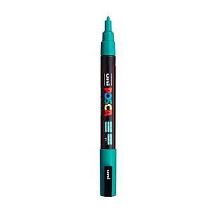 MARCADOR POSCA 3M VERDE ESMERALDA 0.9 - 1.3 MM