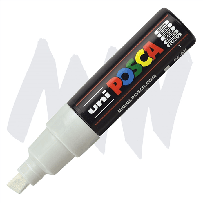 MARCADOR POSCA PC-8K BLANCO 8.0 MM