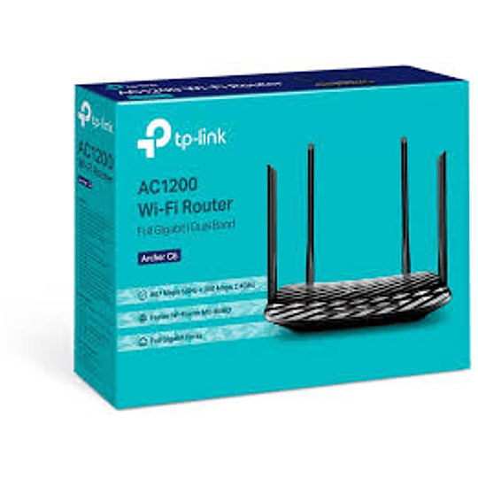ROUTER INALAMBRICO ARCHER C6 TP-LINK AC1200 DUAL BAND FULL GIGABIT
