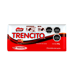 CHOCOLATE EN BARRA TRENCITO NESTLE 80grs