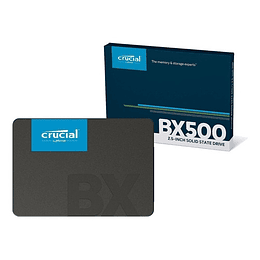 UNIDAD SSD CRUCIAL BX500 500GB -SATA 3D NAND