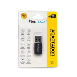 ADAPTADOR TECMASTER OTG USB C HEMBRA A USB A MACHO 3.0 TM-100538