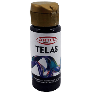 PINTURAS P/ TELAS ARTEL 60 ml NEGRO  N° 21