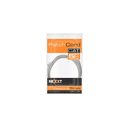 CABLE PATCH CORD NEXXT AB360NXT23 CAT5E GRIS 3M