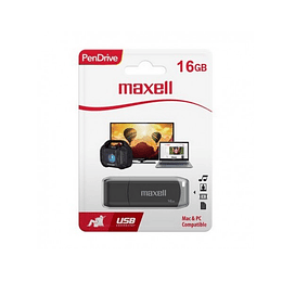 PENDRIVE MAXELL SIL 16 GB GRIS