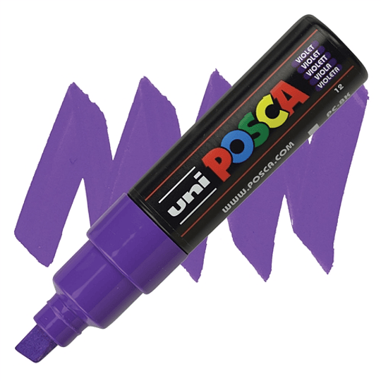 MARCADOR POSCA PC-8K VIOLETA 8.0 MM