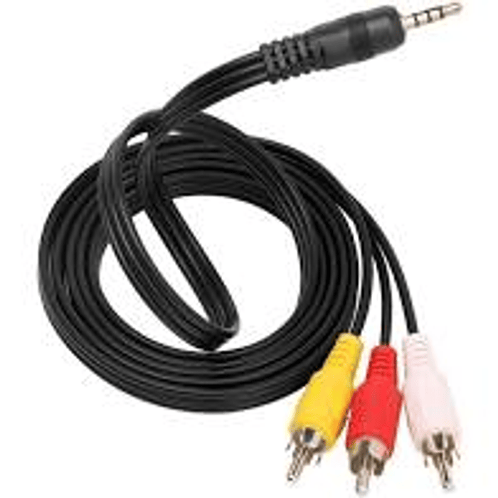 CABLE IRT AUX 3.2MM A 3 RCA 1.1M AUX3RCA01