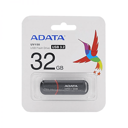 PENDRIVE ADATA 32 GB UV150 NEGRO CON ROJO USB 3.3 ( CO )