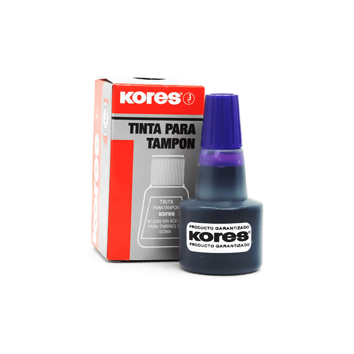 TINTA KORES TIMBRE GOMA AZUL 27CC