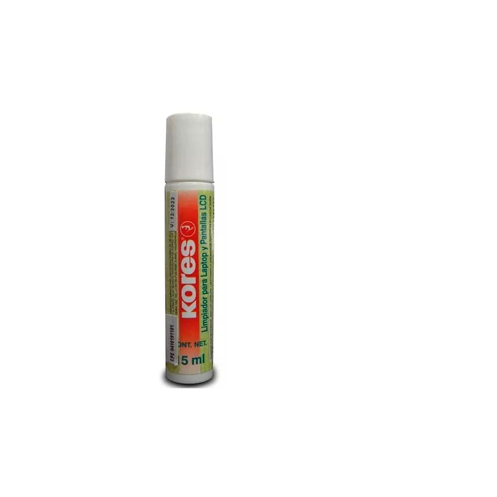 LIMPIADOR P/LAPTOP Y PANTALLAS KORES 15ML. 1
