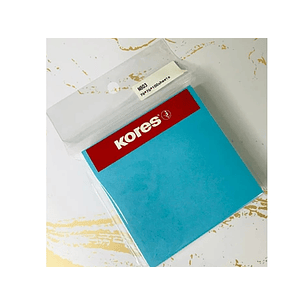 TACO NOTES KORES ADHESIVO CELESTE  76 X 76 MM 100 HJS.
