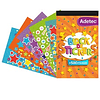 BLOCK DE FIGURAS CON ADHESIVO ADETEC MASCOTAS + 400 STICKERS 1