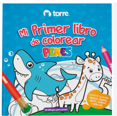 LIBRO DE COLOREAR TORRE PEKES 32HJS. 1