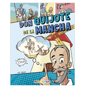 LIBRO COMIC DON QUIJOTE DE LA MANCHA MUNDICOM