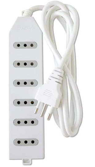 ALARGADOR MACROTEL 1.5MT 6 POSICIONES BLANCO 1